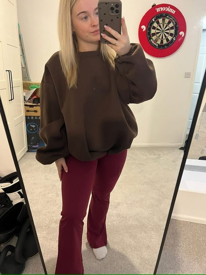 Bubble Hem Sweatshirt