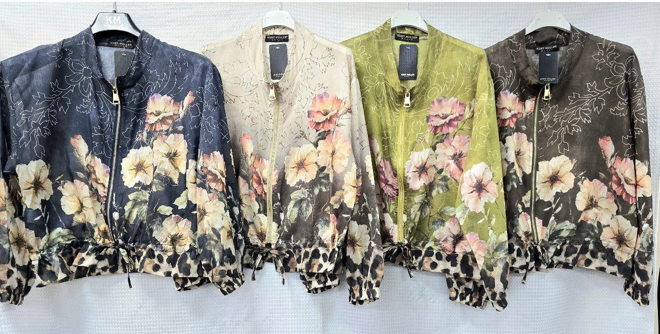 Floral Print Lightweight Jacket