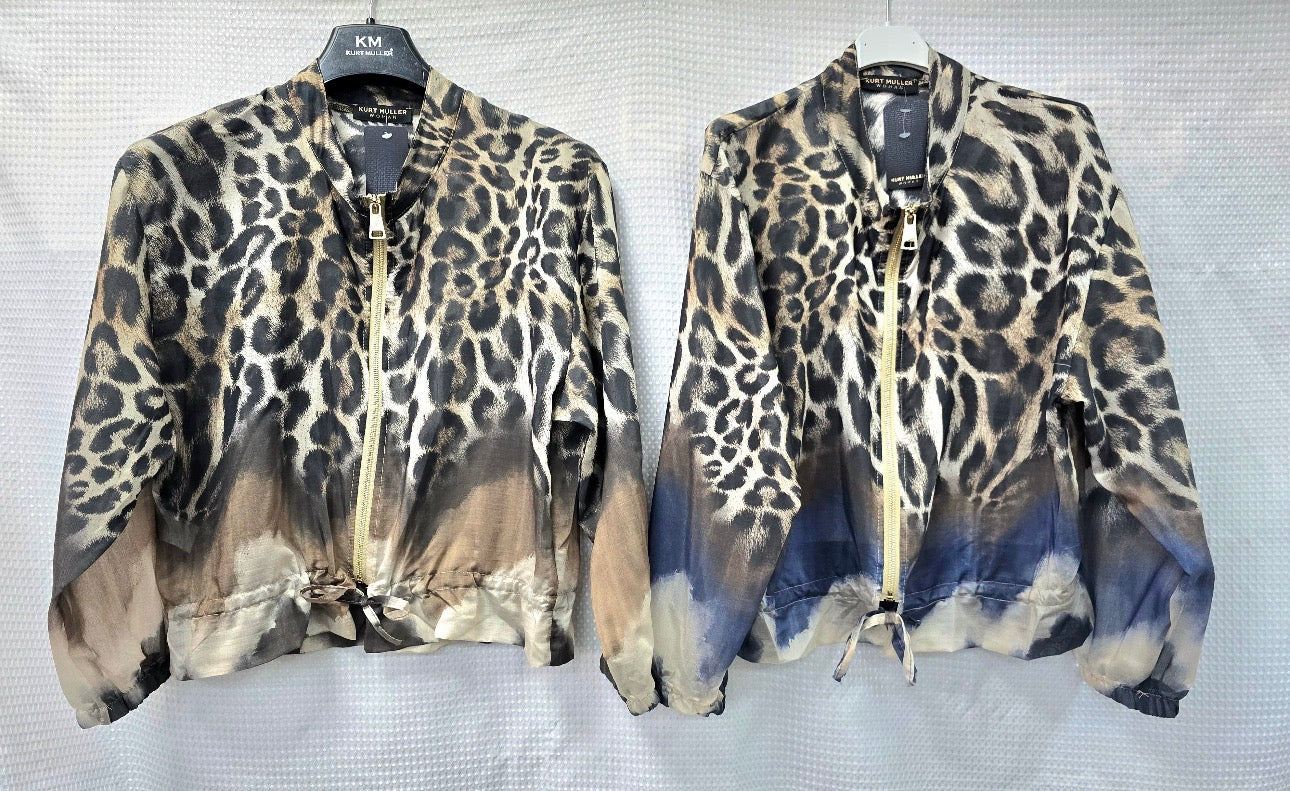 Leopard Print Lightweight Jacket