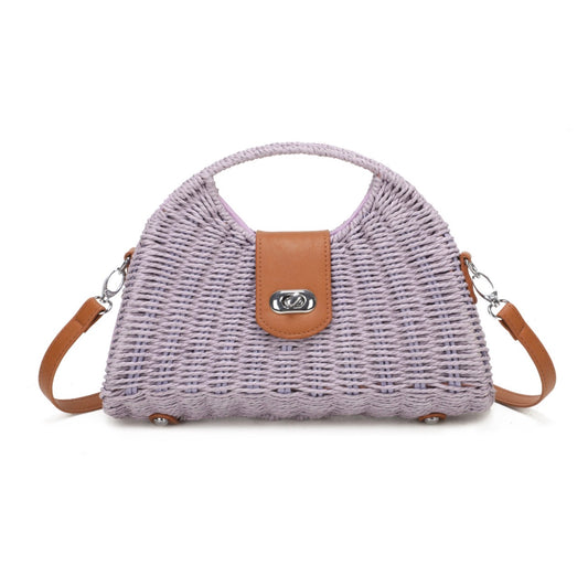 Straw box bag