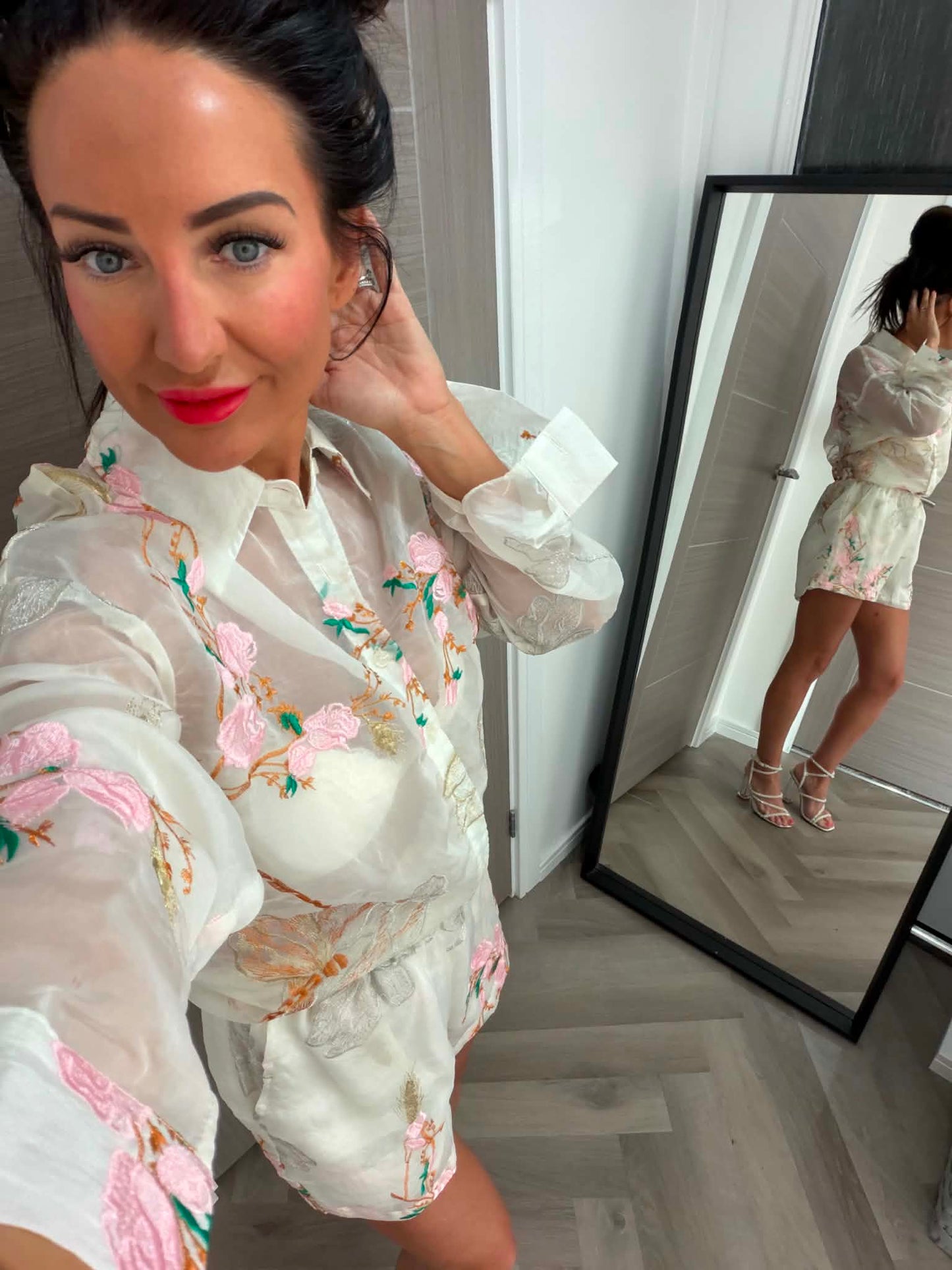 Embroidered Two Piece