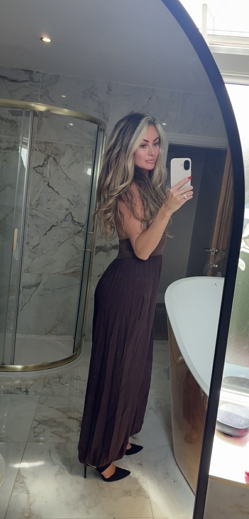 Crochet top jumpsuit