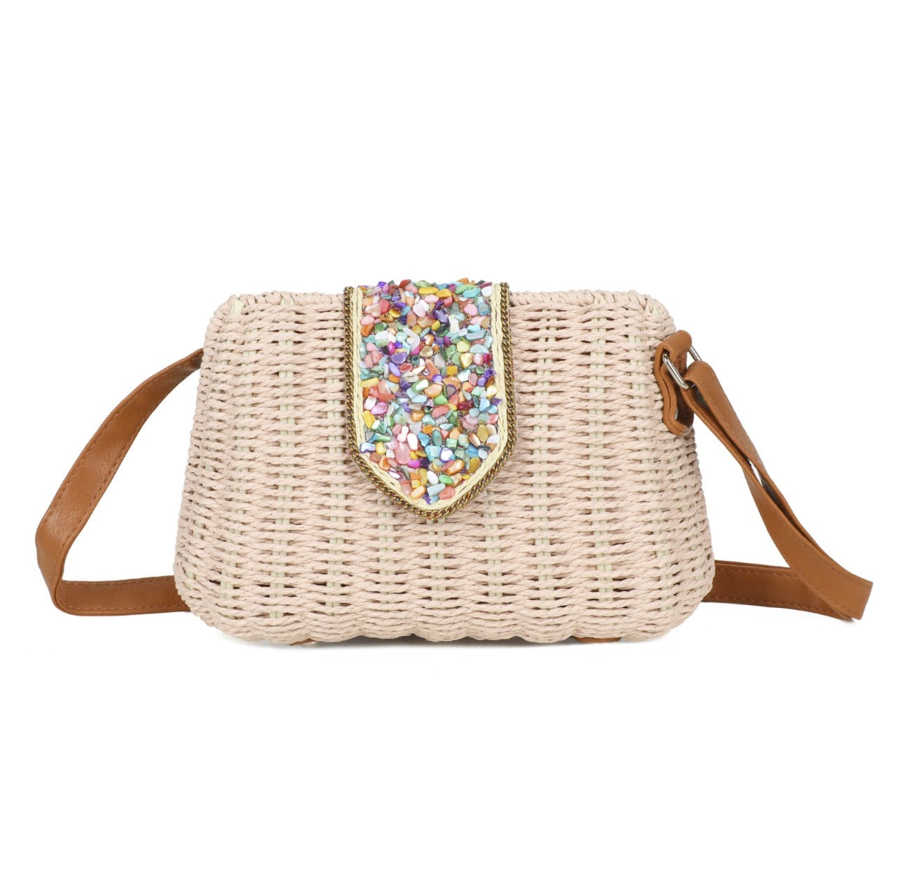 Boho Woven Crossbody Bag