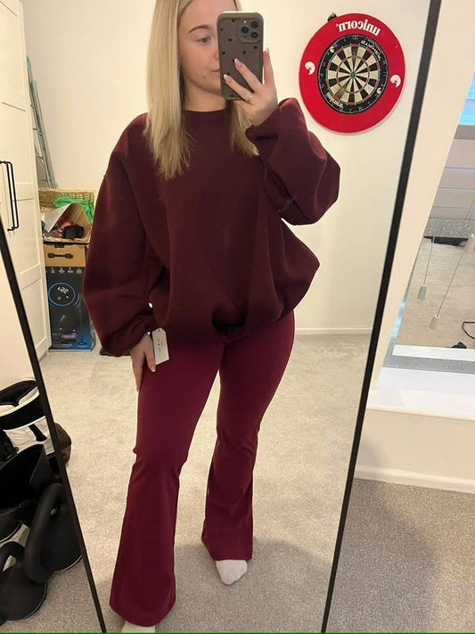 Bubble Hem Sweatshirt