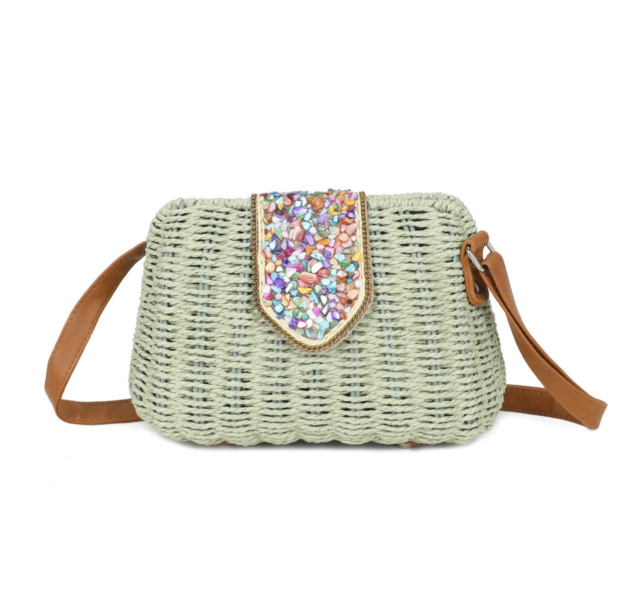 Boho Woven Crossbody Bag