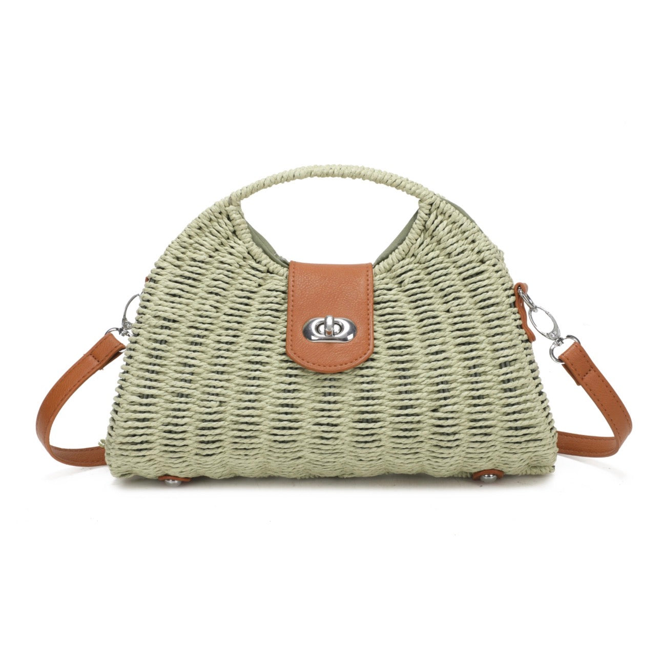 Straw box bag