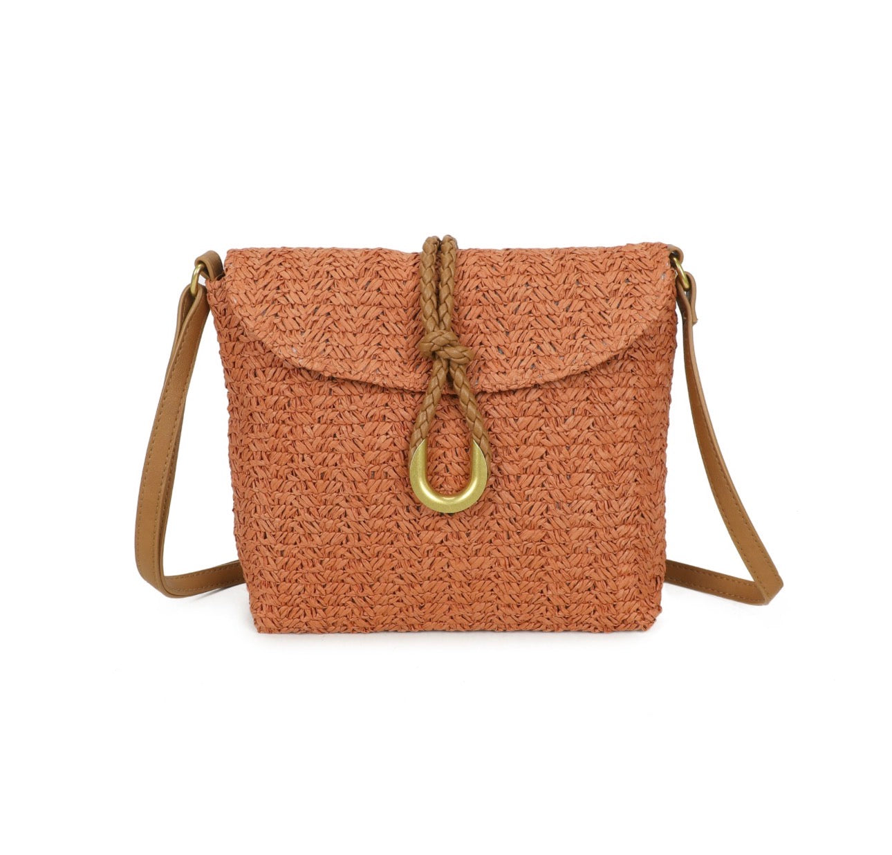 Straw Crossbody Bag