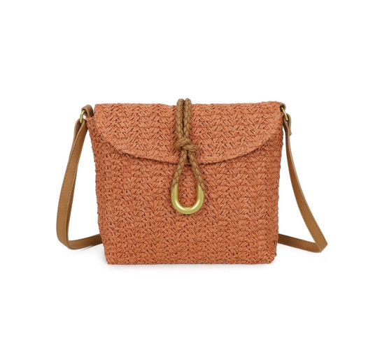 Straw Crossbody Bag