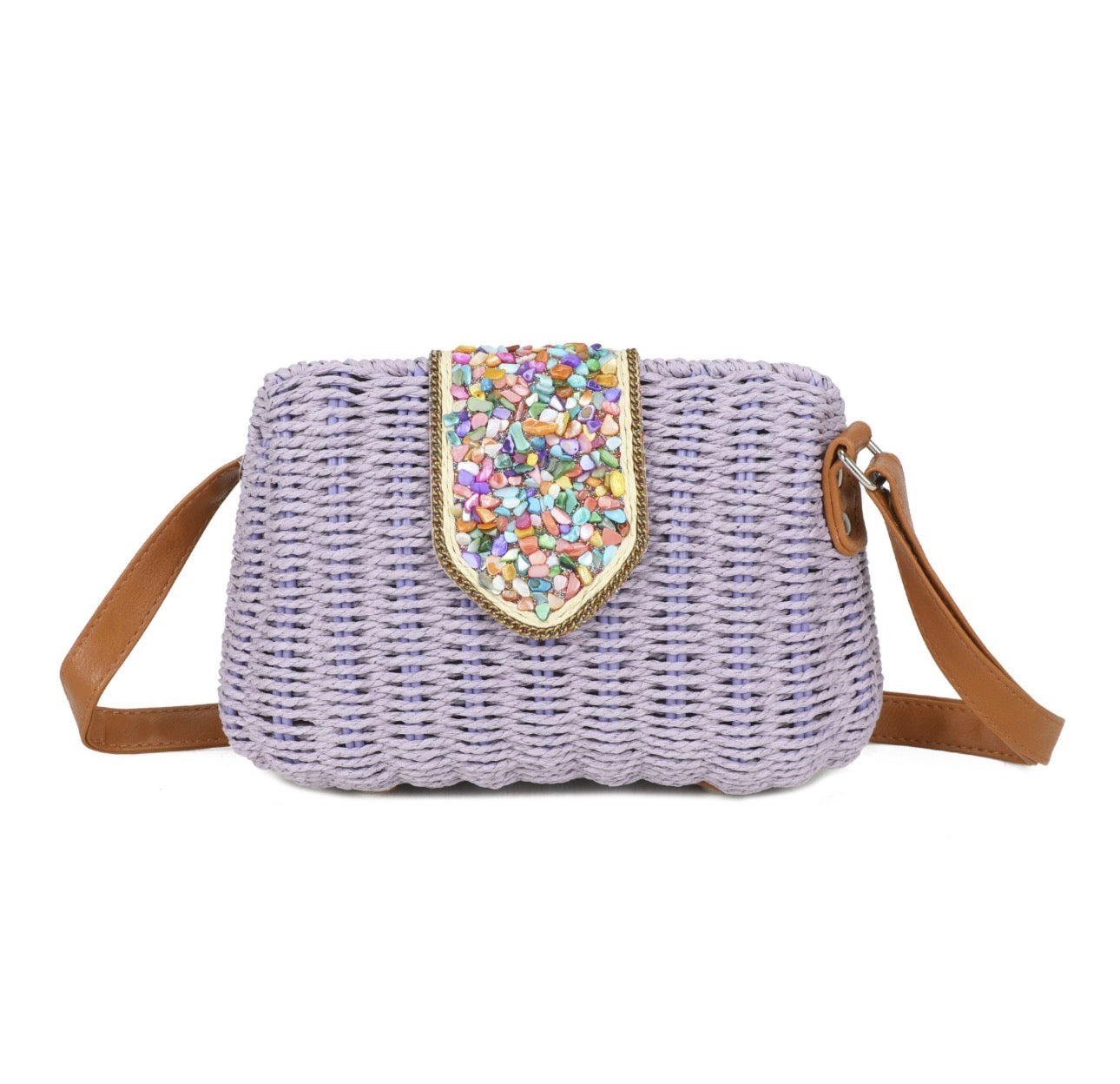 Boho Woven Crossbody Bag