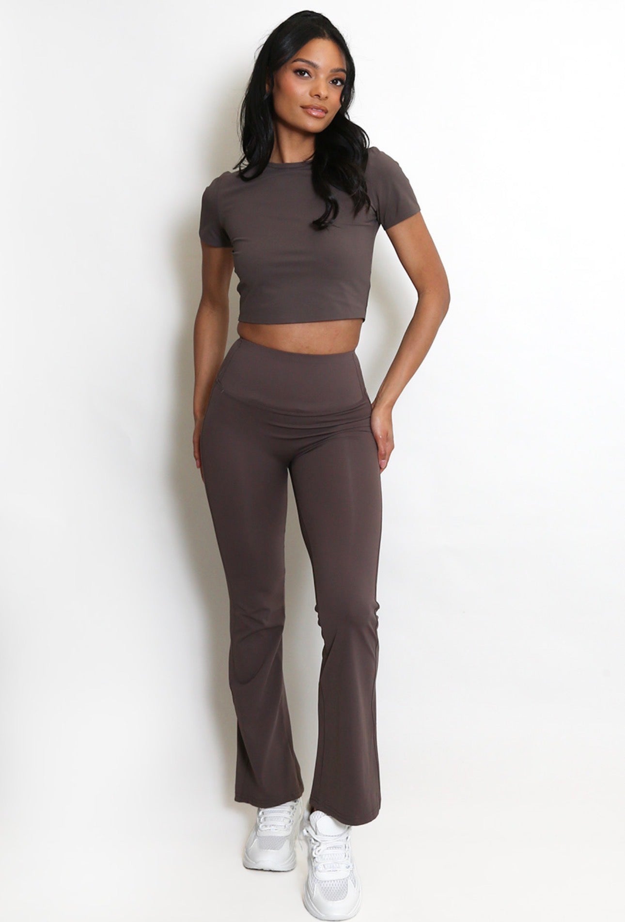 High waist energy flare leggings