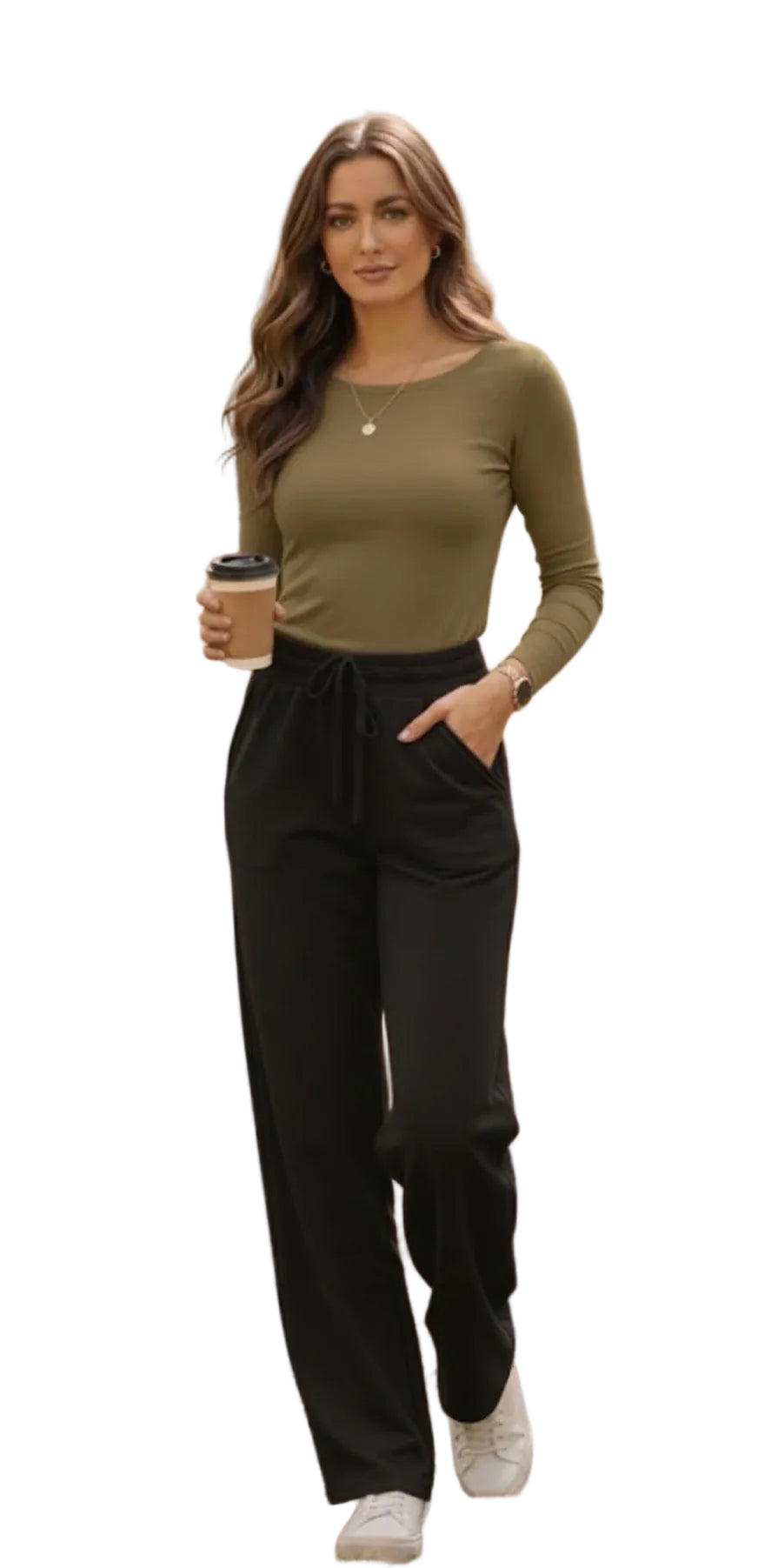 Round neck basic top