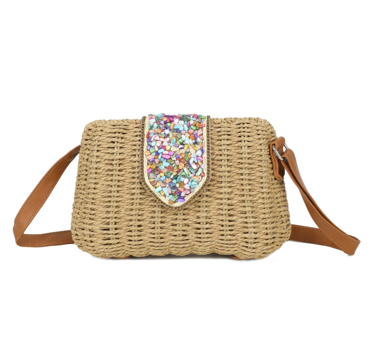Boho Woven Crossbody Bag