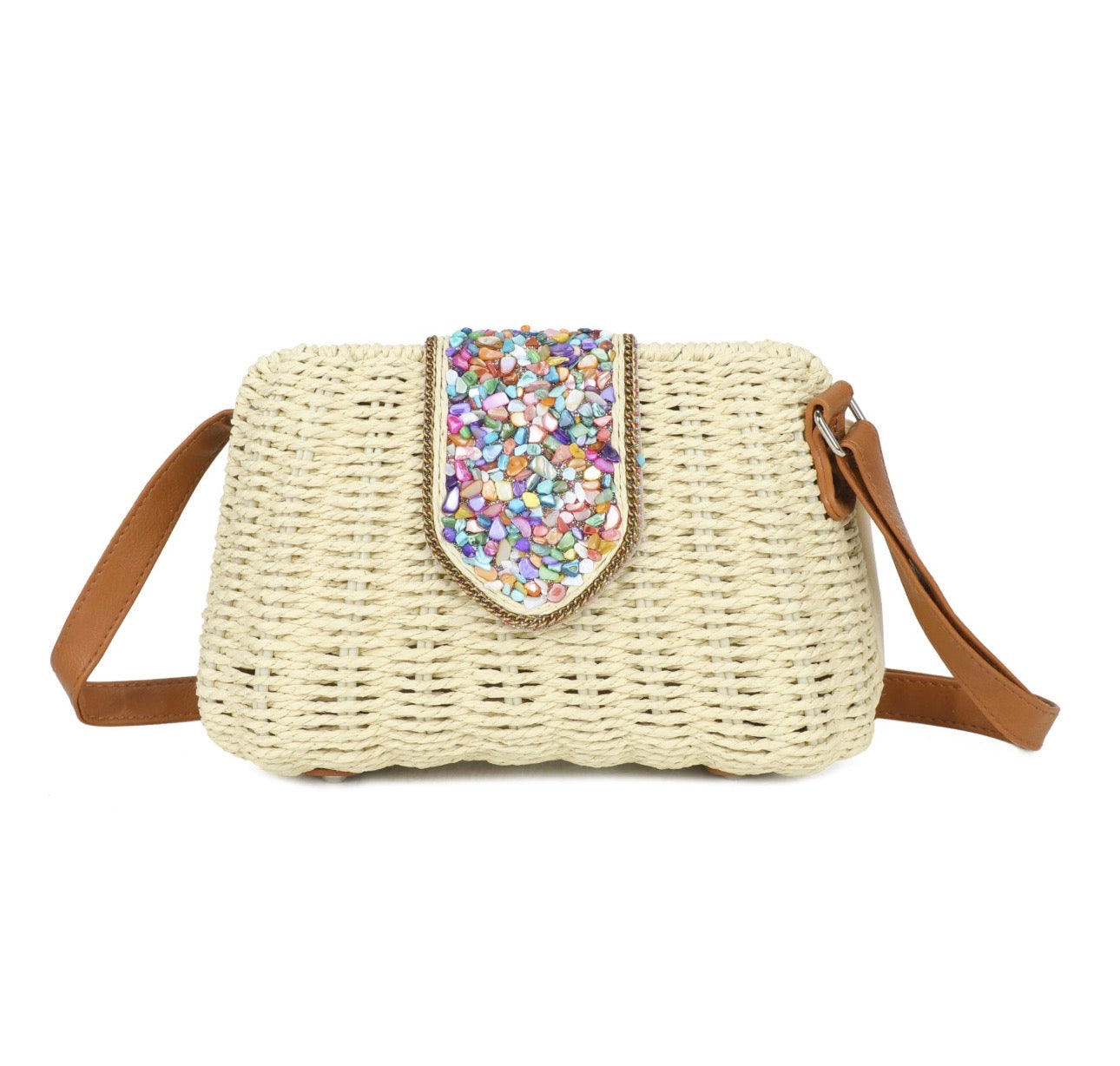 Boho Woven Crossbody Bag