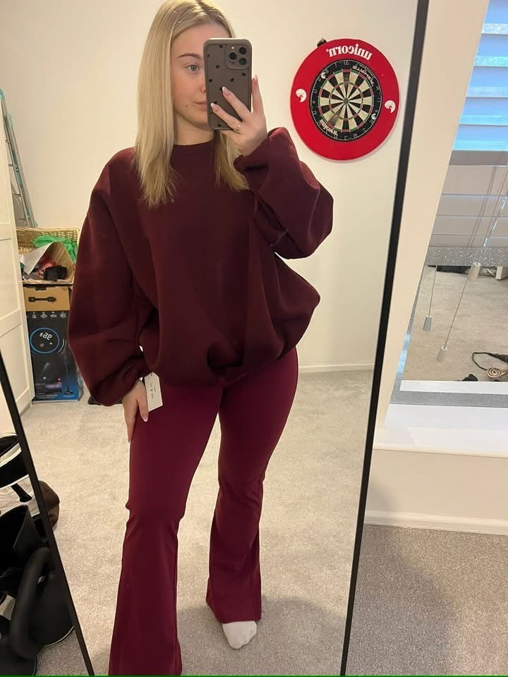 Bubble Hem Sweatshirt