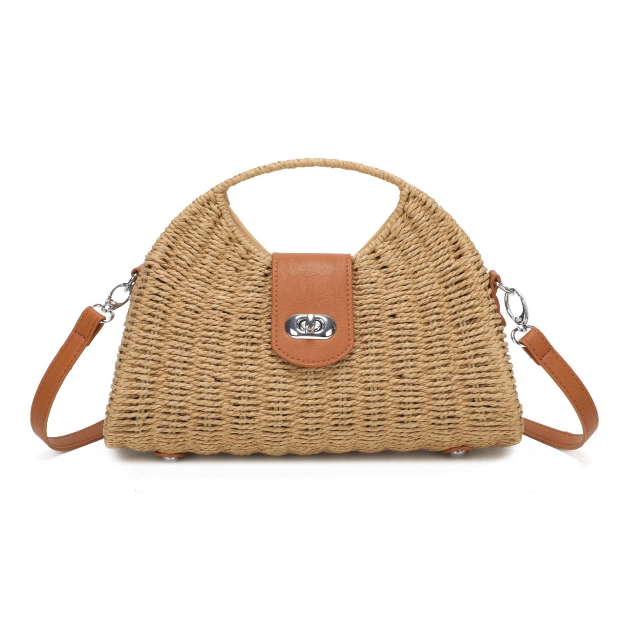 Straw box bag
