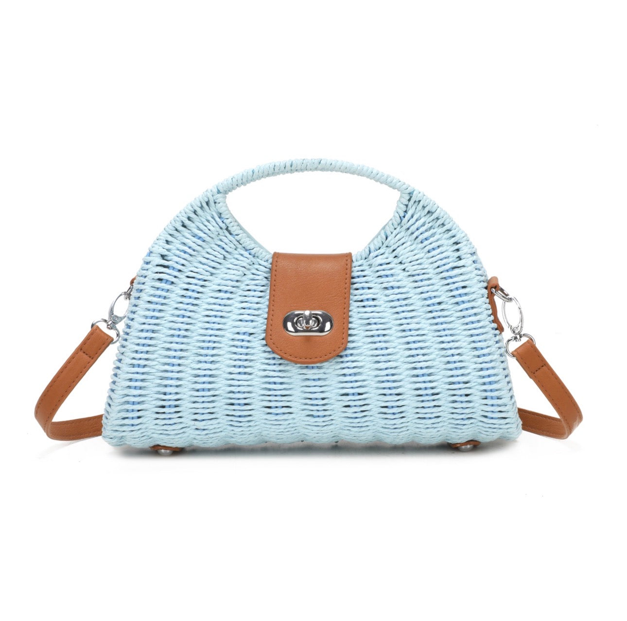 Straw box bag