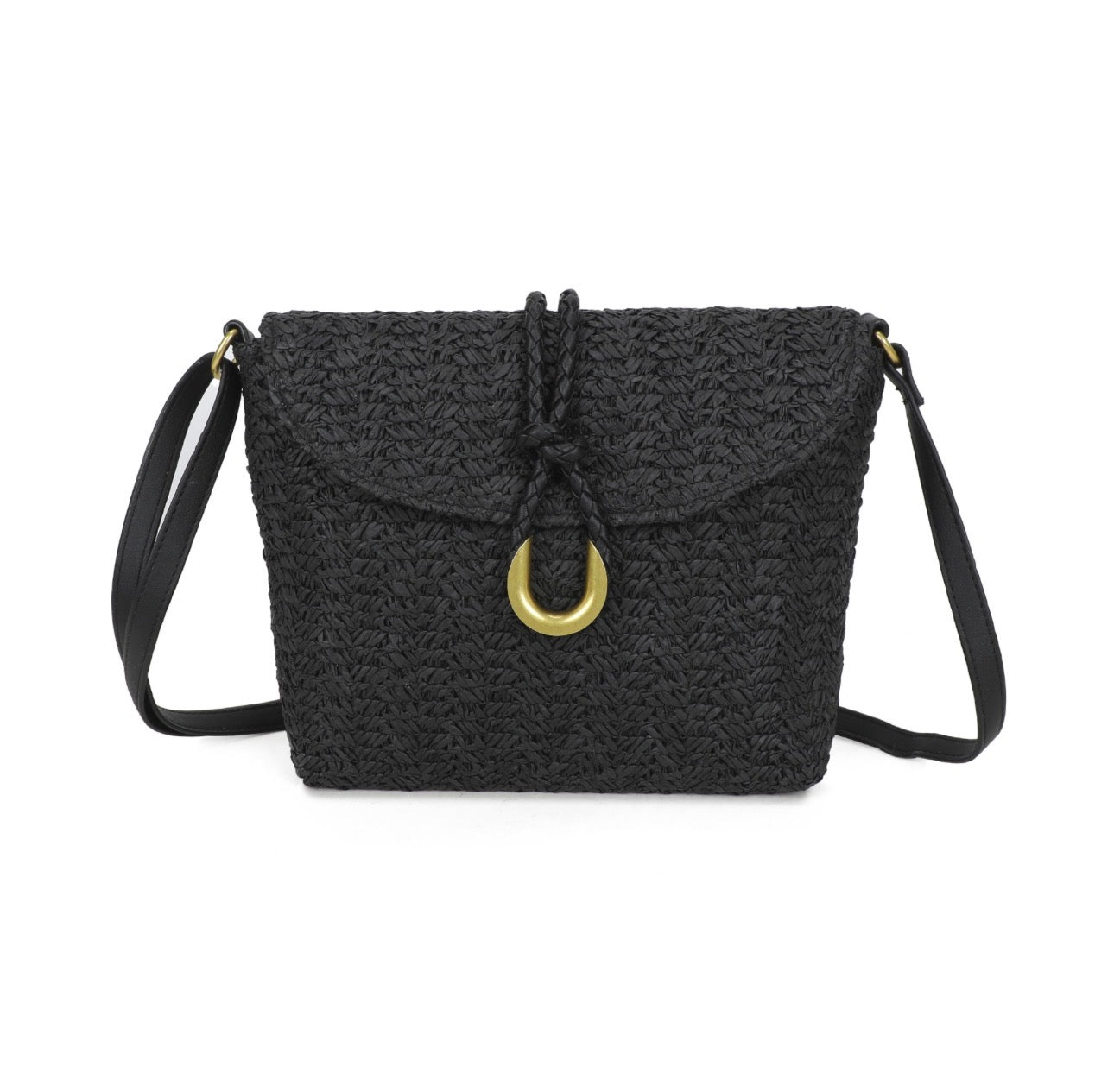 Straw Crossbody Bag