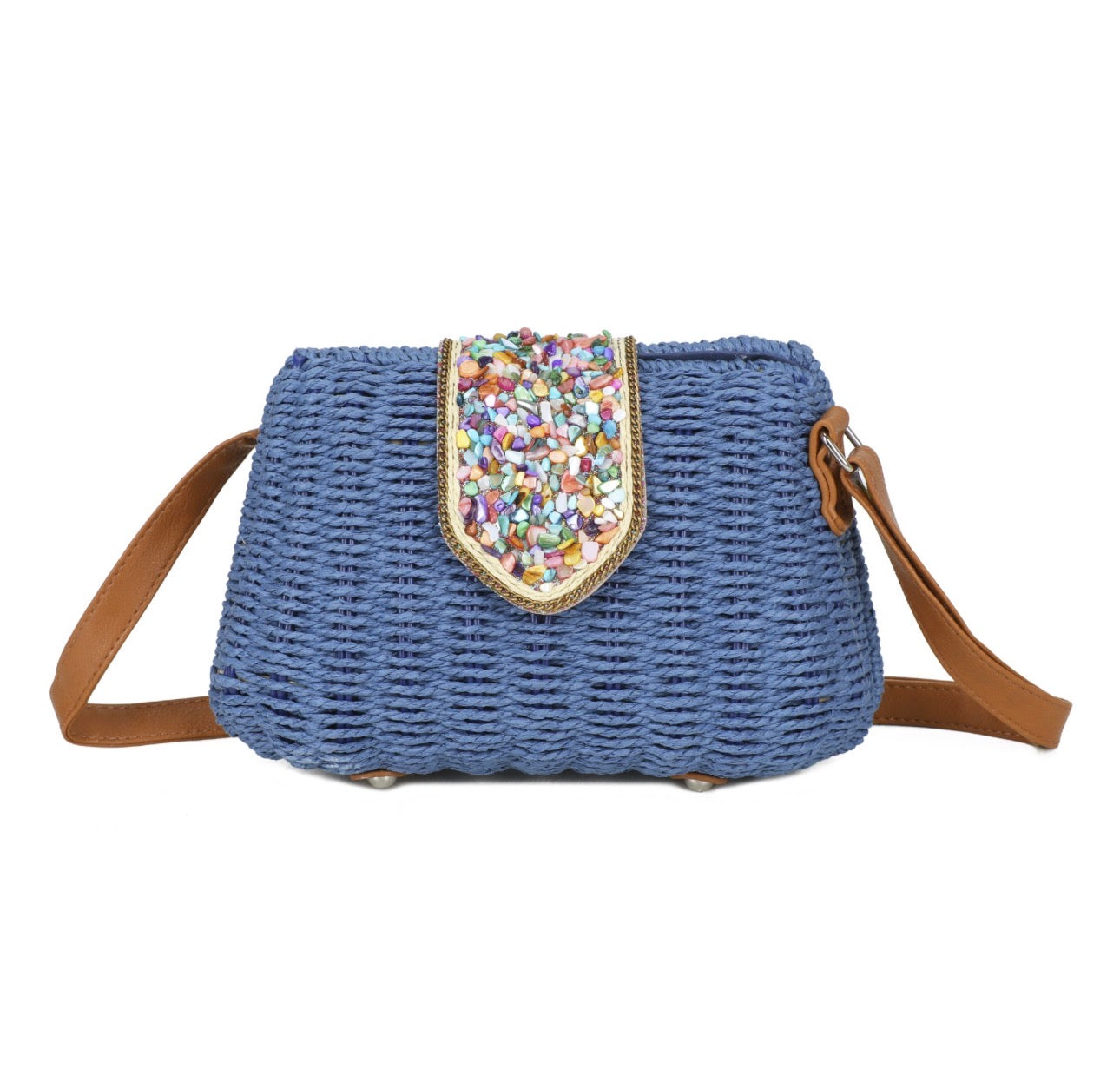 Boho Woven Crossbody Bag