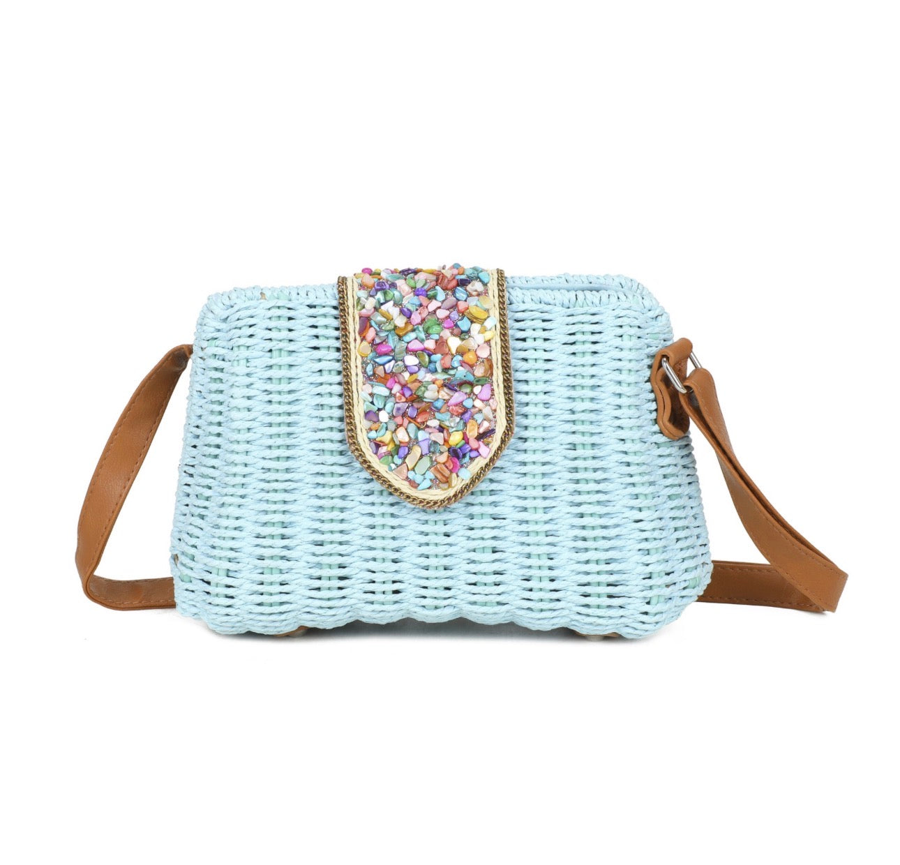 Boho Woven Crossbody Bag