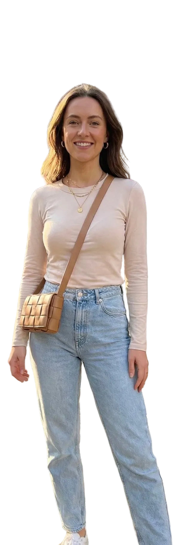 Round neck basic top